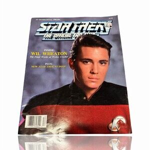 Star Trek Official Fan Club Magazine Issue 77 Dec/Jan 1990-91 Wil